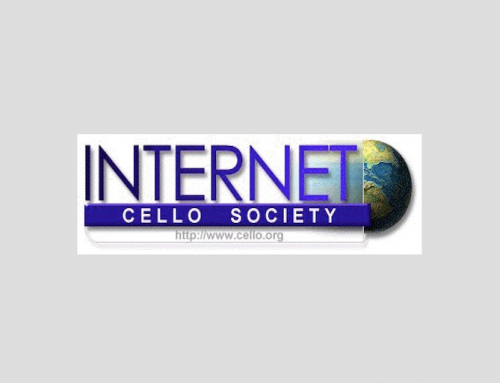 A Letter from Tim Janof, Editor for the Internet Cello Society, December 2018